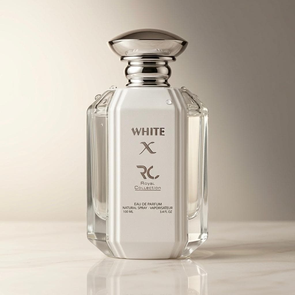 White X perfume bottle, 100ml Unisex fragrance, barcode 3296665478224, Inspiration by Watan.