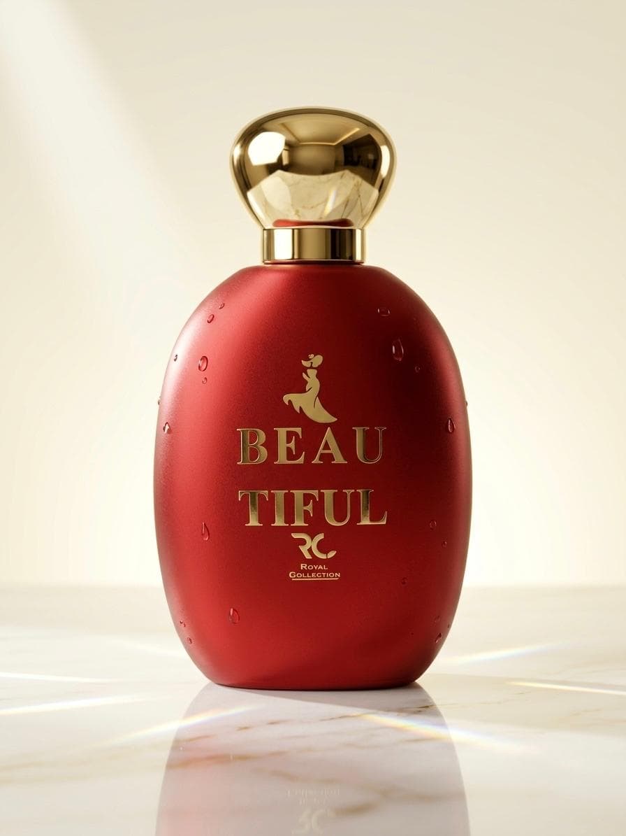 Beautiful Red perfume bottle, 100ml Female fragrance, barcode 6290700484536, Inspiration by Watan.